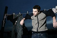 Mike Skinner of The Streets photographed in the East Village NYC on Mar. 1, 2004

Photo; Rahav Segev/Photopass.com