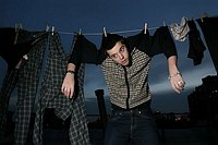 Mike Skinner of The Streets photographed in the East Village NYC on Mar. 1, 2004

Photo; Rahav Segev/Photopass.com